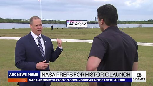 NASA, SpaceX set for launch of historic manned mission to space