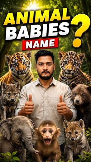 Animals and baby animals , social intelligence | Gk based reasoning by balram sir #shortsfeed