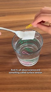 Sink or swim? 📎 How does this work? Surface tension! This force makes a layer of liquid act like an elastic sheet, holding the paper clip in the water. Try this quick and easy science experiment and see it for yourself! 😉 #ScienceAtHome | 3M