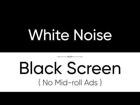 Black Screen | White Noise | 12 Hours of Balanced Serenity for Deep Rest and Focus (No Mid-roll Ads)