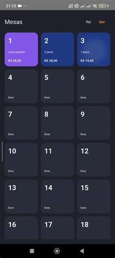 QuixaLink Garçom - Demo app nativo Android (Cielo Smart)
