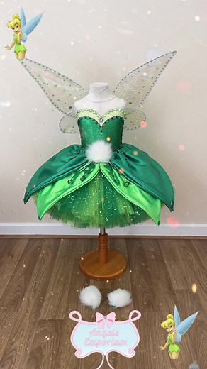 Miami Inspired Tinkerbell Tutu Dress 🧚‍♀️💚