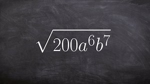 How to simplify the root of a variable expression by using product property of exponents