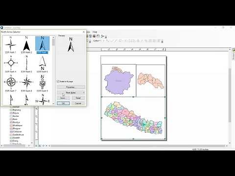 ArcGIS tutorial #1 :Study area map in Nepali