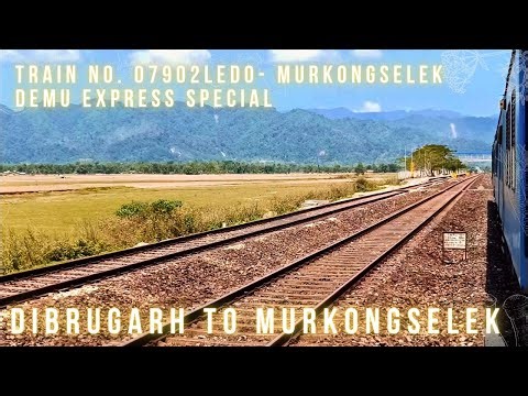 Scenic Adventures: A Train Journey from Dibrugarh to Murkongselek