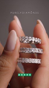 A lifetime of love doesn't need to break the bank. Each of our handmade eternity rings is crafted with care, giving her the luxury she deserves at an honest price. | Purely Diamonds