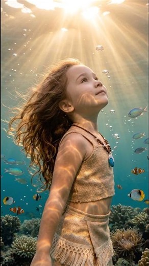 Фотосессия моана с помощью ИИ для ребенка