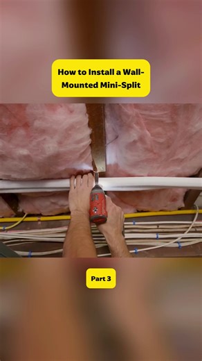 How to Install a Wall-Mounted Mini-Split #usa #fyp