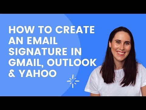 How to create an email signature in Gmail, Outlook, Yahoo & Apple Mail | Image and links Tutorial