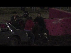 Team Demolition Derby FIGHT @ Dirt Oval 66 after winning decision was made