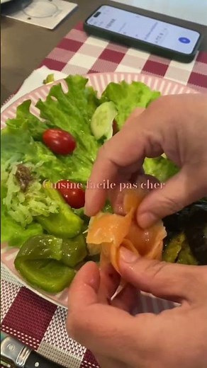 Comment présenter mon saumon fumé à l’assiette #cuisinefacilepascher #food