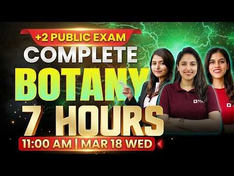 Plus Two Public Exam | Biology | Complete Botany Chapters Revision | Exam Winner