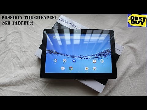 Best Buy's DigiLand DL1023 10.1" Android 9.0 Tablet 32GB Unboxing & 1st Impressions!