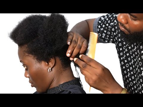 Start Now As A Beginner || How To Style 4C Short Natural Hairstyling For Bridal.