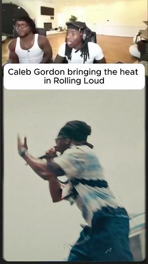 Caleb Gordon bringing the heat at Rolling Loud