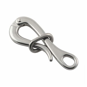 [Hot Item] 100mm Quick Release Ship Hook 316 Stainless Steel Pelican Hook for Lifeboats