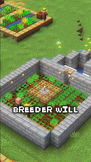 EASIEST Villager Breeder in Minecraft #minecraft #gaming #villager