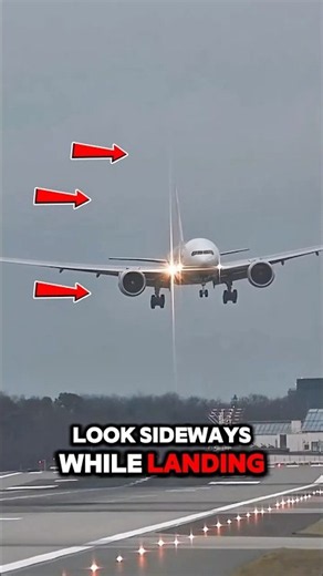 Airplane Crabbing in the Crosswind Explained #aviation