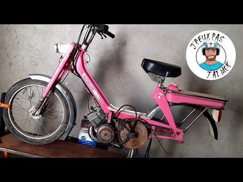 Révision de la Motobécane M7 - 1977 - Première Partie / je vois la vie en Rose