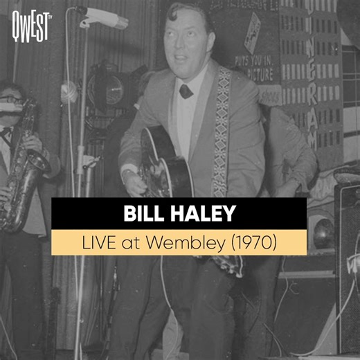 In 1952, Bill Haley wrote a song called "Rock A Beatin' Bogie", in which he used the soon to become well-known phrase "rock and roll" when playing around with the lyrics. His words and his style later had a tremendous influence of many younger stars including Elvis Presley, Buddy Holly, Chuck Berry, Fats Domino and Jerry Lee Lewis. 👉️ Watch the full concert on Qwest TV via link in bio | Qwest TV