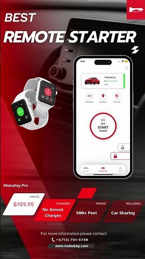 Start your car remotely with MoboKey, The Best Remote Starter!