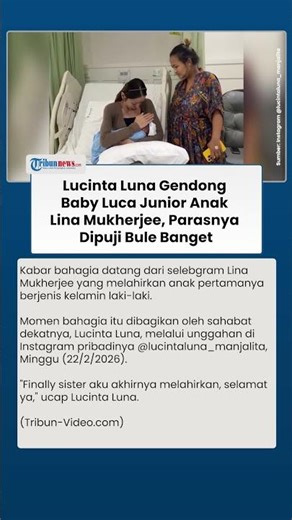 Lucinta Luna Gendong Baby Luca Junior Anak Lina Mukherjee, Parasnya Dipuji Bule Banget