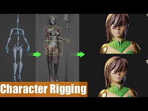 Blender Rigging Tutorial - Fantasy character Creation - Part 6