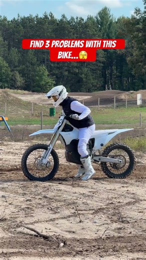 Find 3 ISSUES with this dirt bike! 🫣