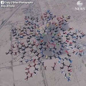 720K views · 5.8K shares | 217 skydivers set the world record for...