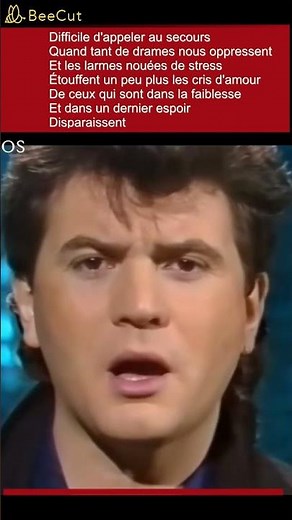 Tous les cris les SOS (Daniel Balavoine 1985) #annee80