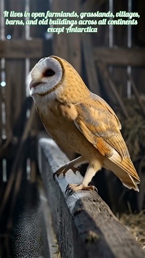 Barn Owl (Tyto alba) | Silent Night Hunter 🦉 #owl #birds #vtonsnature #beautifulbirds #nature