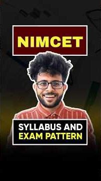 NIMCET 2026 Paper Pattern & Syllabus 📚🔥 | Section-Wise Breakdown!