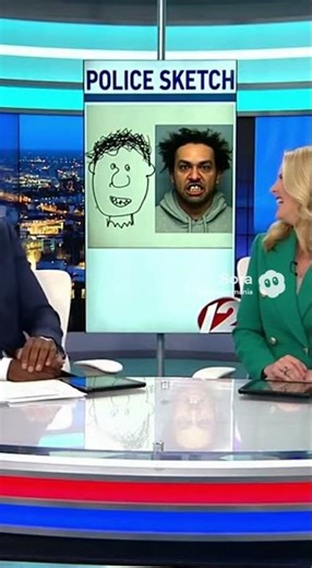 News Anchors Can't Stop Laughing at Police Sketch