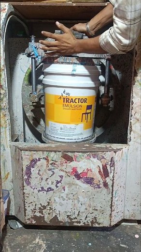 Tractor emulsion interior colour mixing #shorts #satisfying #asianpaint