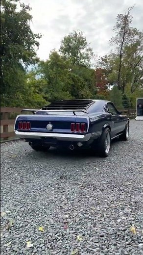 Sound on for this Supercharged Terminator powered 1969 Ford Mustang Mach 1!