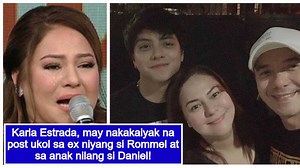 Para sa anak! Karla Estrada posts emotional message about Rommel Padilla