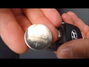Hyundai Tucson remote control battery replacement