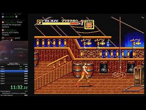 Streets of Rage 2 Blaze Mania% speedrun (50:18) World Record 1 life start, no continues by King iOpa