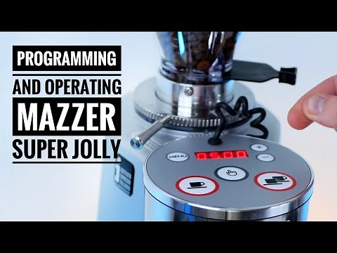 Programming and Operating the Mazzer Super Jolly Espresso Grinder - Quick Tutorial!