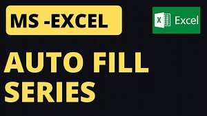 Auto Fill Series in Excel | Number Series | Auto Alphabetical Series in MS Excel | Trick and click