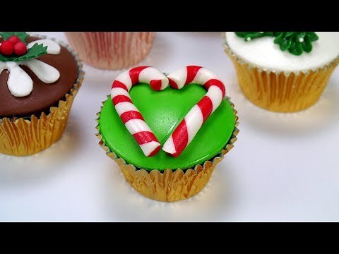 How To Make A Candy Cane Heart Cupcake