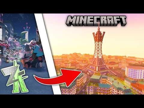 I Built Lumiose City in Minecraft (Pokemon Legends ZA)
