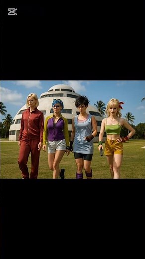 Dragon Ball Cosplay Android 18 Bulma Videl Launch #DragonBall #Cosplay #Action #Anime #DBZ