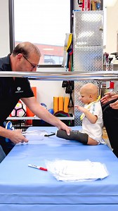77K views · 153K reactions | Ending Friday with Derek! 樂 This little guy is a bilateral amputee—AK and BK—born with a complex congenital condition. He’s undergone multiple surgeries to give him the best chance at a bright future.  Since taking his first steps, Derek has made incredible progress. Now on his second set of legs, he’s growing more confident with his prostheses every day! 料 #prosthetics #pediatricamputee #amplife | A Step Ahead Prosthetics | Facebook