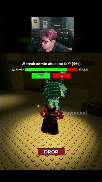 ADA BACKROOM SAAT ADMIN ABUSE STEAK DI STEAL A BRAINROT #roblox