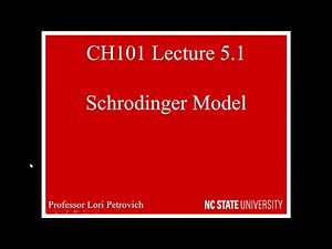 Lecture 5.1 Schrodinger Model