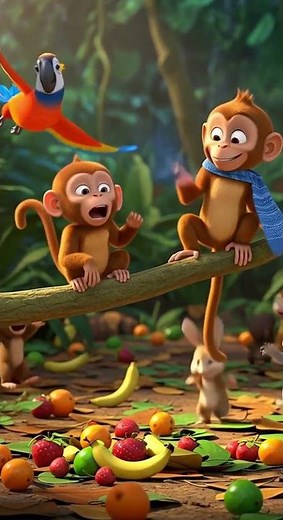 Cute Jungle Animals Playing Together | Relaxing Nature Video