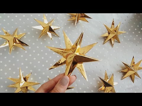 DIY ♡ Estrellas de papel ♡ súper fácil | Erandy Paz