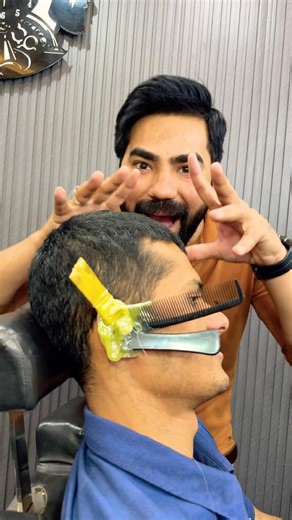 Ear Waxing Men's Tutorial For Funky #barber #youtube #adi #shorts