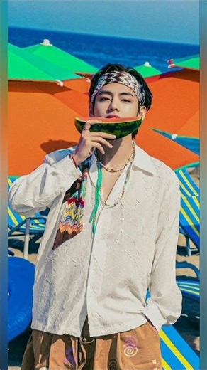 BTS beach photo shoot ⛱️#bts #shorts 😍